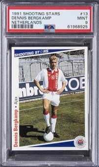 1991 Shooting Stars Netherlands #13 Denis Bergkamp - PSA MINT 9 (POP 1)